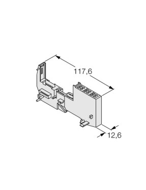 Turck 6827036 BL20-P3T-SBB BL20 TEMEL MODÜL