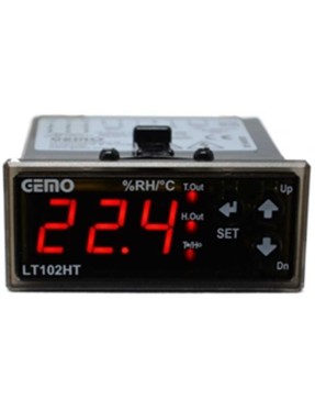 Gemo LT102HT-230VAC-R ON/OFF Sıcaklık ve Nem Kontrol Cihazı