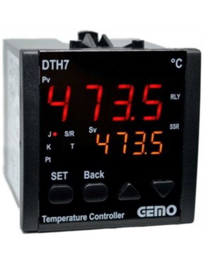 Gemo DTH7-24V Ekonomik Seri "Auto-tune PID" Sıcaklık Kontrol Cihazı