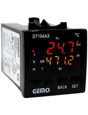 Gemo DT104AX-24V-R "Auto-tune PID" Sıcaklık Kontrol Cihazı