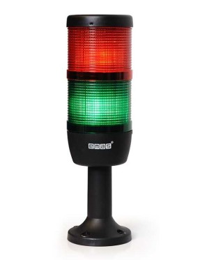 Emas IK72L220XM01 K Serisi İki Katlı 220V AC 110mm Plastik Boru ve Ayaklı LED Kolon 70mm