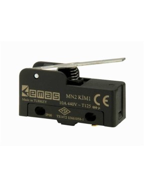 Emas MN2KIM1 Metal Kısa Kollu 1CO MN2 Serisi Plastik Mini Switch