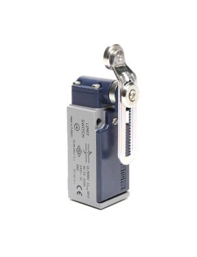 Emas L51K13MEM124 L51 Metal Gövde 18 mm Metal Ayarlanabilir Kollu Makara Ani Hareketli 1NO+1NC Sınır Şalter