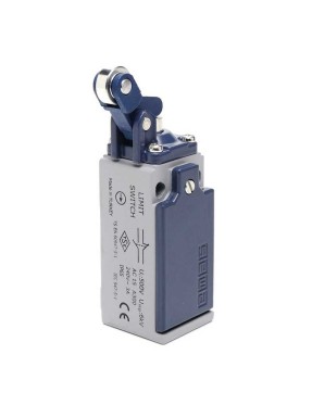 Emas L51K13MIM411 L51 Metal Gövde 14 mm Metal Makaralı Manivela Ani Hareketli 1NO+1NC Sınır Şalter