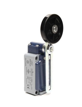 Emas L52K13MEL123 L52 Metal Gövde 50 mm Lastik Ayarlanabilir Kollu Makara Ani Hareketli 1NO+1NC Sınır Şalter