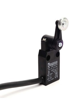 Emas L66K13MEM121 L66 Plastik Gövde 18 mm Metal Kollu Makara Ani Hareketli 1NO+1NC Sınır Şalter