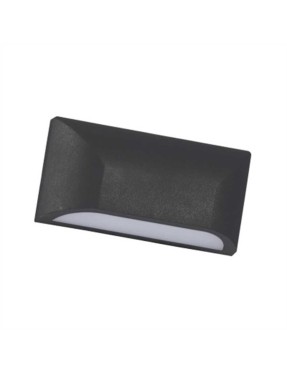 ACK AH07-04401 6W 3000K Siyah Led Duvar Apliği