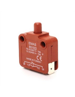 Emas BS1022 Yavaş Hareketli 1NO+1NC BS Serisi Buton Switch