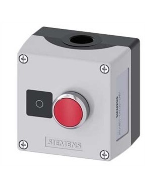 Siemens 3Su1851 0Ac00 2Ab1 Sirius Act Kutulu Buton Setleri Metal Etanj Kutusu 1 Kırmızı Buton 1Nc Kontak