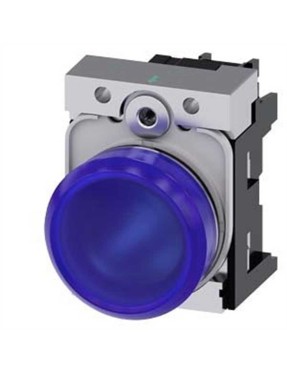 Siemens 3Su1152 6Aa50 1Aa0 Sirius Act Metal Komple Sinyal Lambalar Mavi 24 Ac Dc