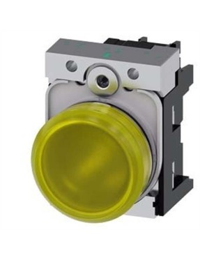 Siemens 3Su1152 6Aa30 1Aa0 Sirius Act Metal Komple Sinyal Lambalar Sarı 24 Ac Dc