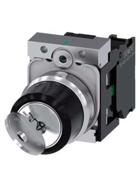 Siemens 3Su1150 4Bf11 1Ba0 Sirius Act Metal Ronıs 0 1 Pozisyonlu Kilitli Mandal Buton 1No