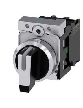 Siemens 3Su1150 2Bm60 1Na0 Sirius Act Metal 1 0 2 Pozisyonlu Işıklandırılabilir Yay Dönüşlü Mandal Buton 1No