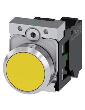 Siemens 0Ab30 1Ba0 Sirius Act Metal Komple Yay Dönüşlü Butonlar Sarı