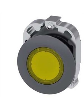 Siemens 3Su1061 0Jd30 0Aa0 Sirius Act Mat Metal Yassı Tip 30 Mm Sinyal Lambası Sarı