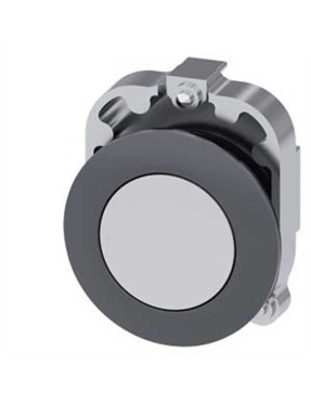Siemens 3Su1060 0Jb60 0Aa0 Sirius Act Mat Metal Yassı Tip Yay Dönüşlü 30 Mm Buton Beyaz