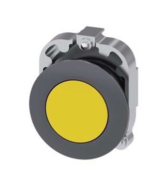 Siemens 3Su1060 0Jb30 0Aa0 Sirius Act Mat Metal Yassı Tip Yay Dönüşlü 30 Mm Buton Sarı