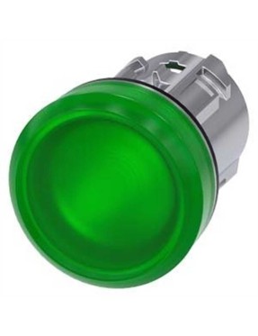 Siemens 3Su1051 6Aa40 0Aa0 Sinyal Lambası Kafası Metal Yeşil