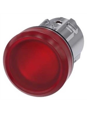 Siemens 3Su1051 6Aa20 0Aa0 Sinyal Lambası Kafası Metal Kırmızı