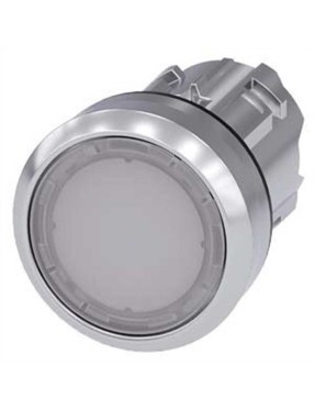 Siemens 3Su1051 0Ab60 0Aa0 Işıklandırılabilir Yay Dönüşlü Metal Buton Kafası Beyaz
