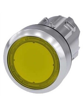 Siemens 3Su1051 0Ab30 0Aa0 Işıklandırılabilir Yay Dönüşlü Metal Buton Kafası Sarı