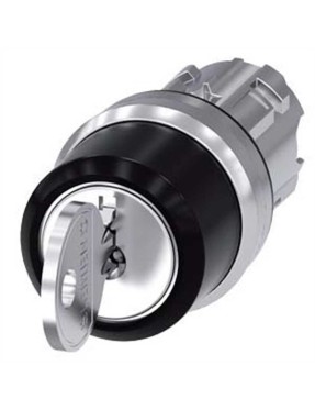 Siemens 3Su1050 4Bl01 0Aa0 Sirius Act Metal Işıklandırılabilir Uzun Saplı Beyaz 0 1 Kalıcı Mandal Buton Kafa