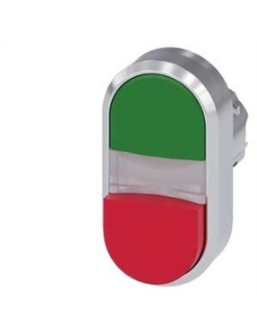 Siemens 3Su1050 3Bb42 0Aa0 Sirius Act Metal İkiz Buton Kırmızı Yeşil