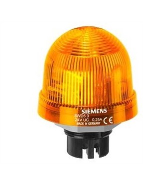 Siemens 8Wd5320 5Ad 8Wd Entegre Led Li Tekli Sinyal Elamanı Kalıcı Işıklı Sarı