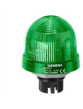 Siemens 8Wd5320 5Ac 8Wd Entegre Led Li Tekli Sinyal Elamanı Kalıcı Işıklı Yeşil