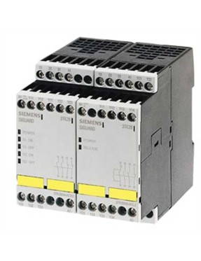 Siemens 3Tk2834-1Ab20 Sirius 3Tk28 Emniyet Rölesi, 4 Güvenlik Kontağı, Ayarlanabilir, Çift Kanallı, 24 V Ac