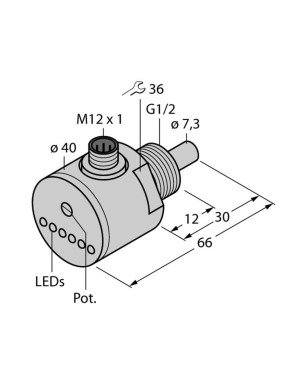 Turck 6870004 FCS-G1-2A4-AP8X-H1141 Akış Sensörü