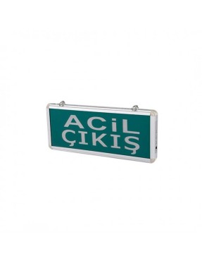 CATA CT-9166 Exıt Çıkış Armatürü Ledli 3 Saat Akülü