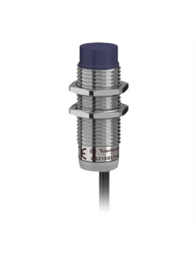 Telemecanique XS218BLPAL2 Endüktif Sensör XS2 M18 - U50,6mm - Pirinç - Sn8mm - 12..24VDC - Kablo 2m