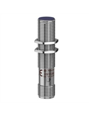 Telemecanique XS112BLPAM12 Endüktif Sensör XS1 M12 - U53mm - Pirinç - Sn2mm - 12..24VDC - M12