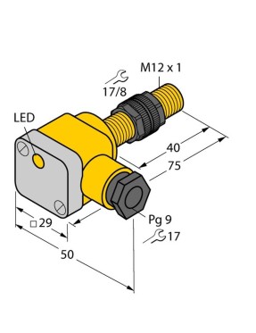 Turck 46537 NI5-P12SK-AP6X Endüktif Sensör