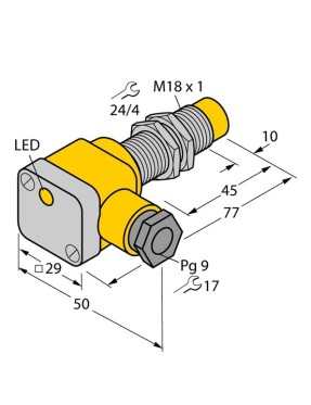 Turck 46422 NI10-G18SK-AP6X Endüktif Sensör