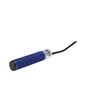 Emas SPM18DP4EC2 Plastik Cisimden Yansımalı NPN-NO/NC 400mm LEDli 2m Kablolu M18 Fotoelektrik Sensör