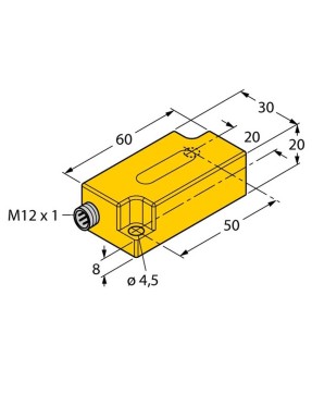 Turck 1534014 B2N60H-Q20L60-2LI2-H1151 Eğim Ölçer Inclinometer