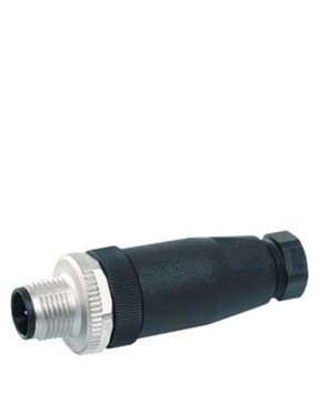 Siemens 3Rk1902 4Ba00 5Aa0 M12 Düz Konnektör 5 Kutup Vidalı Bağlantı Maks 0 75Mm2