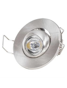 ACK AH06-00334 1W Mat Krom 6500K Sıva Altı LED Spotlight