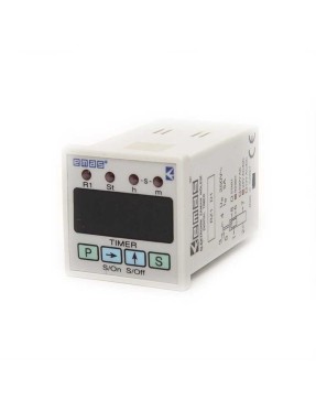 Emas RZ1D1B-2 RZ1 Serisi 24VAC/DC 1CO5A (rezistif) 0,1sn-99,59Saat Dijital Zaman Elektronik Röle