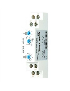 Entes M4119 MCB-24 Çok Fonksiyonlu 24-240VAC/DC DIN I Zaman Rölesi Çekme-Bırakma Gecikmeli