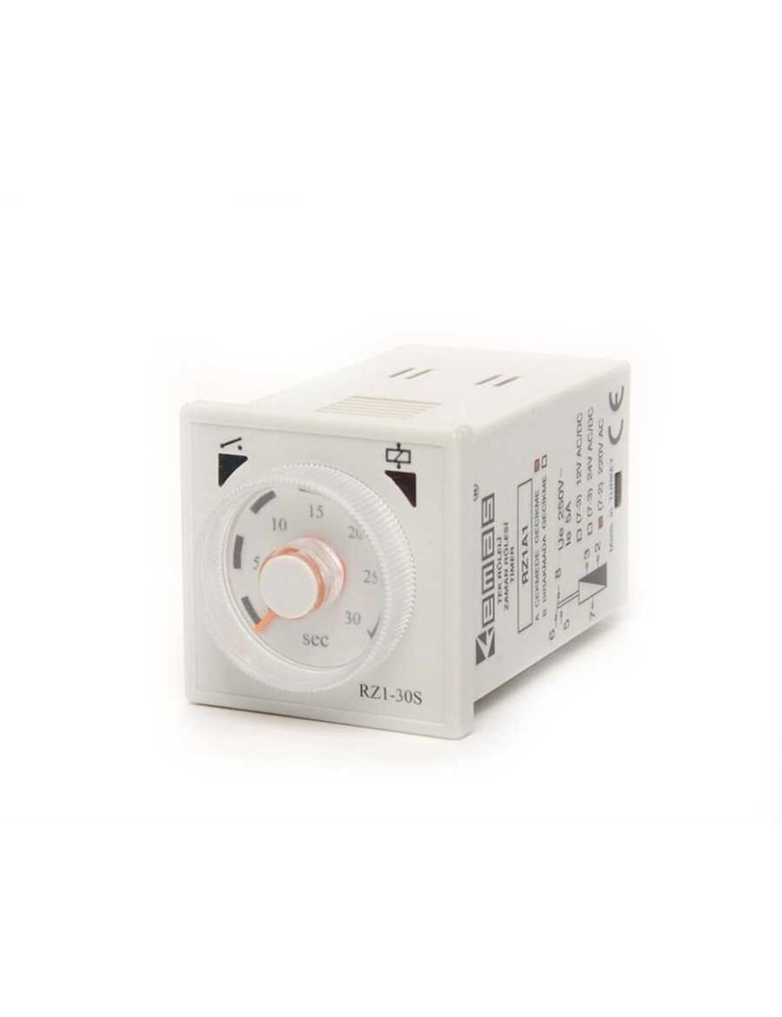 Emas RZ1A1A30S-25
RZ1 Serisi 24VAC/DC-230VAC 1CO5A (rezistif) 0,03sn-30sn Analog Zaman Elektronik Röle Emas Rz1A1A30S-25 Zaman Rölesi 30 Sn.220V Ac 1Co Çekmede Gecikmeli