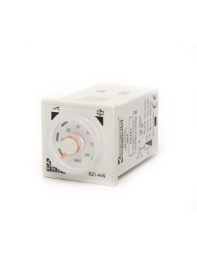 Emas RZ1A1B60S-25 
RZ1 Serisi 24VAC/DC-230VAC 1CO5A (rezistif) 0,06sn-60sn Analog Zaman Elektronik Röle