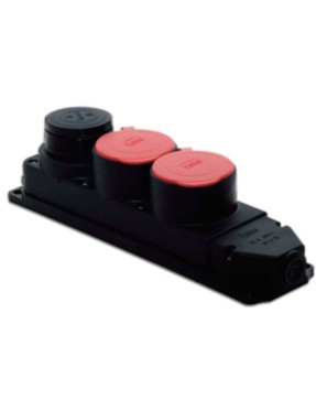 Tp Electric 3104-316-0300 Kauçuk Üçlü Grup Priz 2 Adet 3X25 1 Adet 1X16 IP44