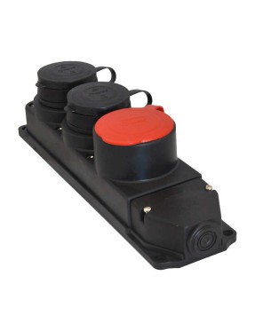 Tp Electric 3104-315-0300 Kauçuk Üçlü Grup Priz 1 Adet 3X25 2 Adet 1X16 IP44