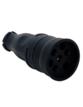 Tp Electric 3104-304-0300 3X25A Kauçuk Uzatma Prizi Seyyar Priz IP44