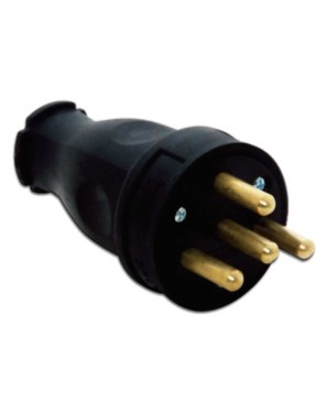 Tp Electric 3104-301-0300 3X25A Kauçuk Düz Fiş IP44
