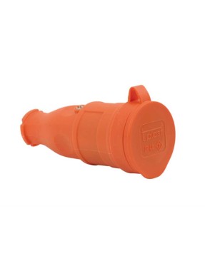 Tp Electric 3101-304-2300 1X16A Kauçuk Uzatma Prizi Turuncu IP54 Vidalı