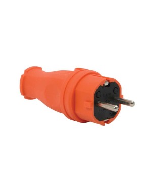 Tp Electric 3101-301-2300 1X16A Kauçuk Düz Fiş Turuncu Vidalı IP44